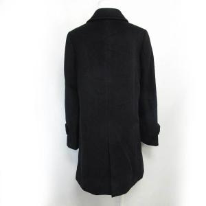MICHAEL KORS コート アンゴラ100％ ハーフ丈 ホック金具 ブラック 4 1103 IBO16
