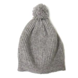 STELLA McCARTNEY ウールナイロンニットキャップ ベージュ