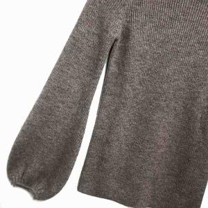 Ron Herman × DEMYLEE タグ付 ギャザースリーブニット 別注 コラボ ボリュームスリーブ ブラウン XS