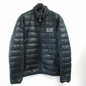 EA7 ライト ダウンジャケット 軽量 ブラック 黒 XL 1104