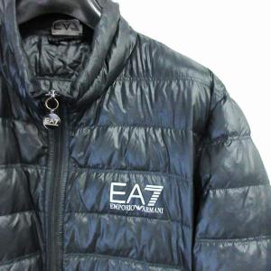 EMPORIO ARMANI EA7 ライト ダウンジャケット 軽量 ブラック 黒 XL 1104