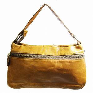 russet タグ付 2way ハンドバッグ ショルダーバッグ ロゴ レザー クロスボディ ベージュ 1110