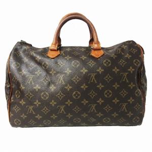 LOUIS VUITTON M41524 スピーディ35 モノグラム  ボストンバッグ ブラウン