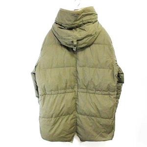 RRL ミリタリー コート ダウンコート ラムファー付 カーキ グリーン 緑 L