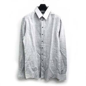 SICILIA リネン シャツ 長袖 グレー 43