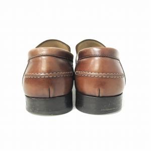 Salvatore Ferragamo ローファー 革靴 レザー ガンチーニ 6 ブラウン 