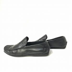 Salvatore Ferragamo ローファー ドライビングシューズ レザー ブラック IBO18 0106