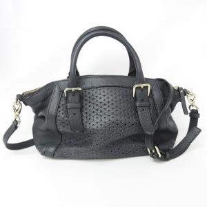 kate spade new york ショルダーバッグ 2WAY レザー ネイビー