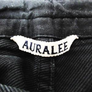 AURALEE A00P01FM FINX MOLESKIN WIDE PANTS 無地 コットン ストレートシルエット