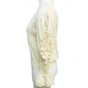 CHANEL カーディガン 06P P28553K00100 AN943 アイボリー 36