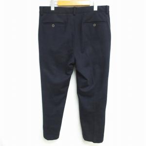 Aquascutum スラックス センタープレス W86 ネイビー