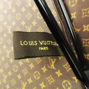 LOUIS VUITTON M70107 モノグラム パラプルュイ ジブレ 傘 ブラウン ゴールド