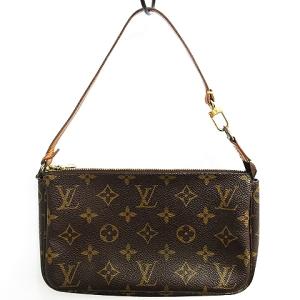 LOUIS VUITTON アクセソワール M51980 モノグラムポシェット ブラウン