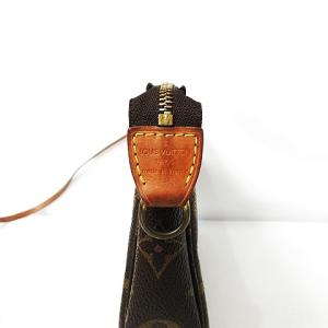 LOUIS VUITTON アクセソワール M51980 モノグラムポシェット ブラウン