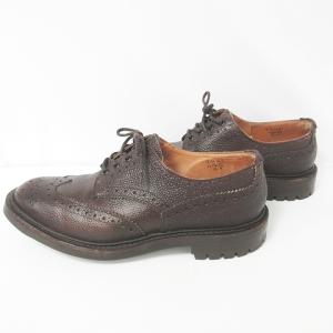 NEPENTHES TRICKER’S ウイング＆ストレートチップ レザー シューズ UK9 茶