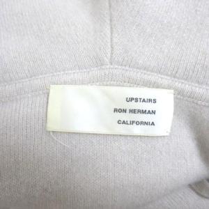 Ron Herman UPSTAIRS パーカー 長袖 ニット カシミヤ セーター プルオーバー グレージュ