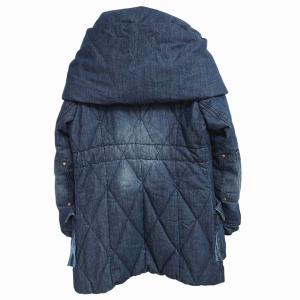 AVIREX TYPE BLUE DENIM DOWN COAT デニム ダウンコート ミリタリー ダメージ加工
