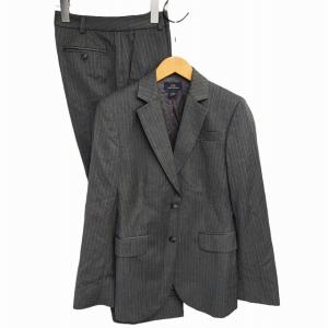 346 スーツ セットアップ テーラードジャケット スラックスパンツ ピンストライプ グレー