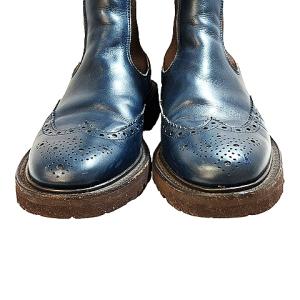 Tricker's SILVIA L2754 カントリーブーツ サイドゴア ウイングチップ  5 1/2