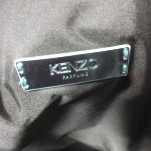 KENZO 美品 トートバッグ ハンドバッグ 肩掛けカバン メタリック 総柄 ミントグリーン 緑系