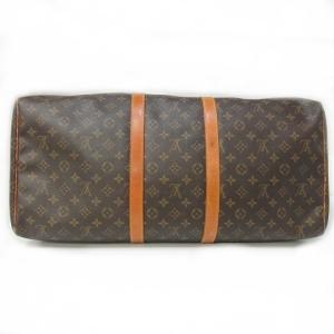 LOUIS VUITTON M41424 ヴィンテージ キーポル55 モノグラム ボストンバッグ 茶