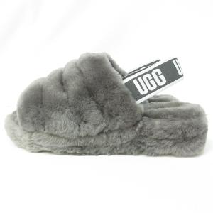 UGG australia W FLUFF YEAH SLIDE サンダル 24cm グレー