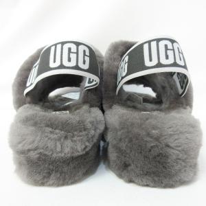 UGG australia W FLUFF YEAH SLIDE サンダル 24cm グレー