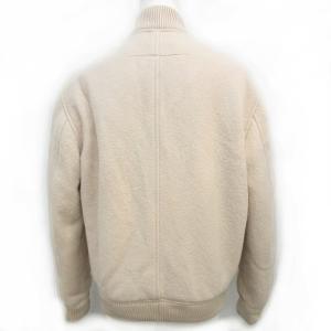 GIVENCHY ブルゾン スタジャン ウール ジャケット リブ切替 ベージュ 34 約XS?S 0627 IBO24