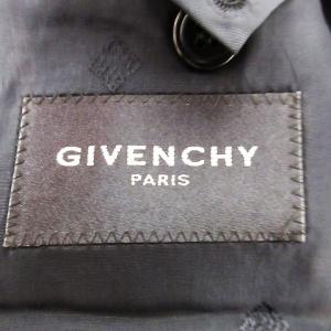 GIVENCHY super130s テーラードジャケット 2B ノーベント  総裏地 ウール 銀ボタン メタル フォーマル