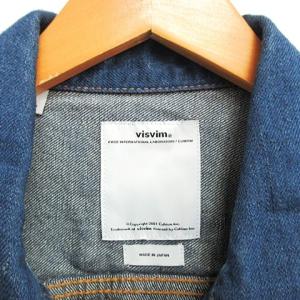 visvim SS 103 JKT ONE WASH デニムジャケット Gジャン ブルゾン リネン混 ワンウォッシュ 青 ブルー 系 1