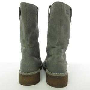 Clarks ペコスブーツ ワークブーツ スエード レザー グレー UK 5D