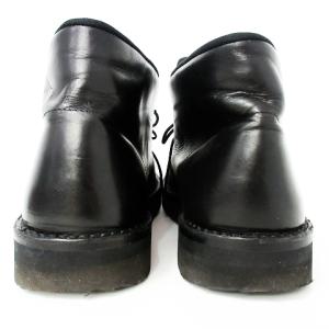 Neil Barrett ショートブーツ スニーカー ハイカット レースアップ ラウンドトゥ ブラック 40 IBO24