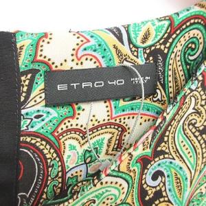 ETRO ワンピース レーヨン ペイズリー ストレッチ 長袖 マルチカラー 40 M IBO24 0701
