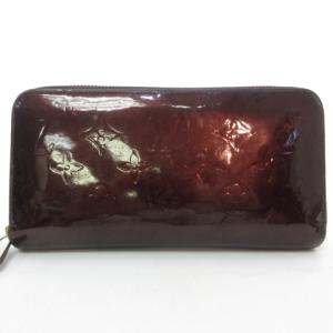 ヴェルニ モノグラム ジッピーウォレット アマラント M93522 ラウンドファスナー ボルドー
