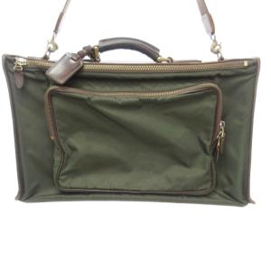 Felisi ショルダーバッグ ナイロン レザー カーキ ブラウン