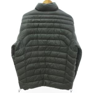 POLO RALPH LAUREN タグ付き パッカブルジャケット ブルゾン 中綿 ナイロン ポニーロゴ 刺繍 スタンドカラー グリーン系 緑 M IBO25