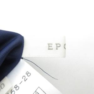 EPOCA ワイドパンツ イージーパンツ コットン ウエストゴム ストレッチ パープル 40