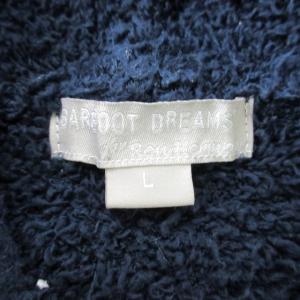 BAREFOOT DREAMS for Ron Herman ボアフリース パーカー RHロゴ 刺繍 ブルー L