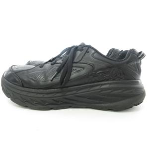 HOKA ONE ONE M BONDI LTR LEATHER WIDE ボンダイ レザー ワイド スニーカー シューズ 黒