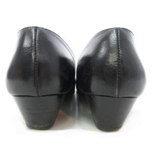 Salvatore Ferragamo ヴァラリボン パンプス ヒール シューズ レザー ブラック 6.5C