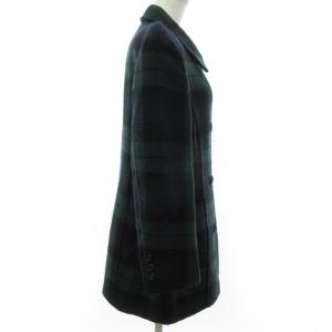 Aquascutum ヴィンテージ ダブルブレストコート ジャケット チェック柄 ブラックウォッチ グリーン ブラック 9