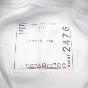 sacai 21SS ARCHIVE PRINT MIX LONG SLEEVE T-SHIRT 1 白