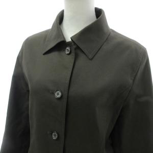 OLD ENGLAND 美品 ジャケット ショート丈 コート ブレザー ストレッチ有 ブルゾン ブラウン M 38