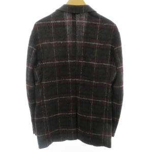 TOMORROWLAND 20AW PILGRIM テーラード ジャケット ブレザー ウール混 チェック レッド ブラック S