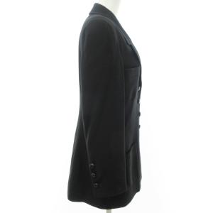 CHANEL ヴィンテージ 97C テーラードジャケット 4B 総裏地 ココマーク ブラック 黒 40