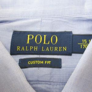POLO RALPH LAUREN カフス ドレスシャツ ワイシャツ 長袖 ホリゾンタルカラー カットアウェイ フォーマル パープル