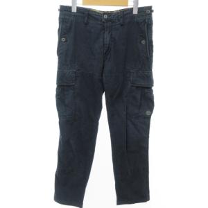 ヴィンテージ カーゴパンツ ワークパンツ ボトムス ネイビー 紺 W31 約M?L IBO26