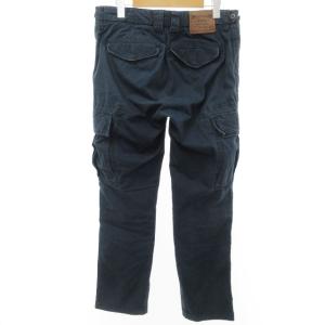 POLO RALPH LAUREN ヴィンテージ カーゴパンツ ワークパンツ ボトムス ネイビー 紺 W31 約M?L IBO26