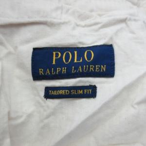 POLO RALPH LAUREN 近年モデル イージーパンツ ウォバッシュ ストライプ TAILORED SLIM FIT 国内正規 ゴムウエスト 白 ホワイト