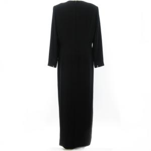GIVENCHY HI FORMAL ワンピース ドレス 長袖 ロング丈 スパンコール装飾 フォーマル ブラック